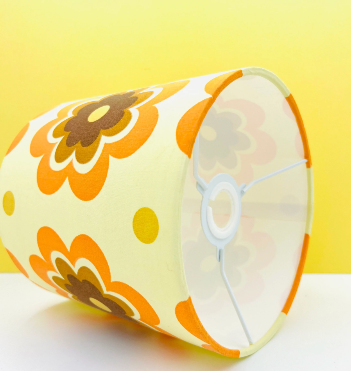 Retro Flower Lampshade 20cm
