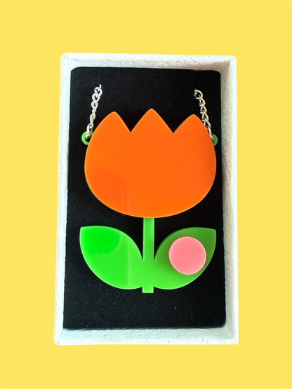 Fun Tulip Necklace