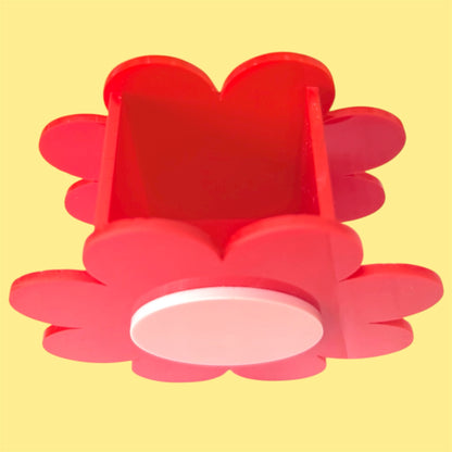 Retro Flower Pen/Storage Pot, Desk Accessory, Make up Brush Holder, Dressing Table Accessory