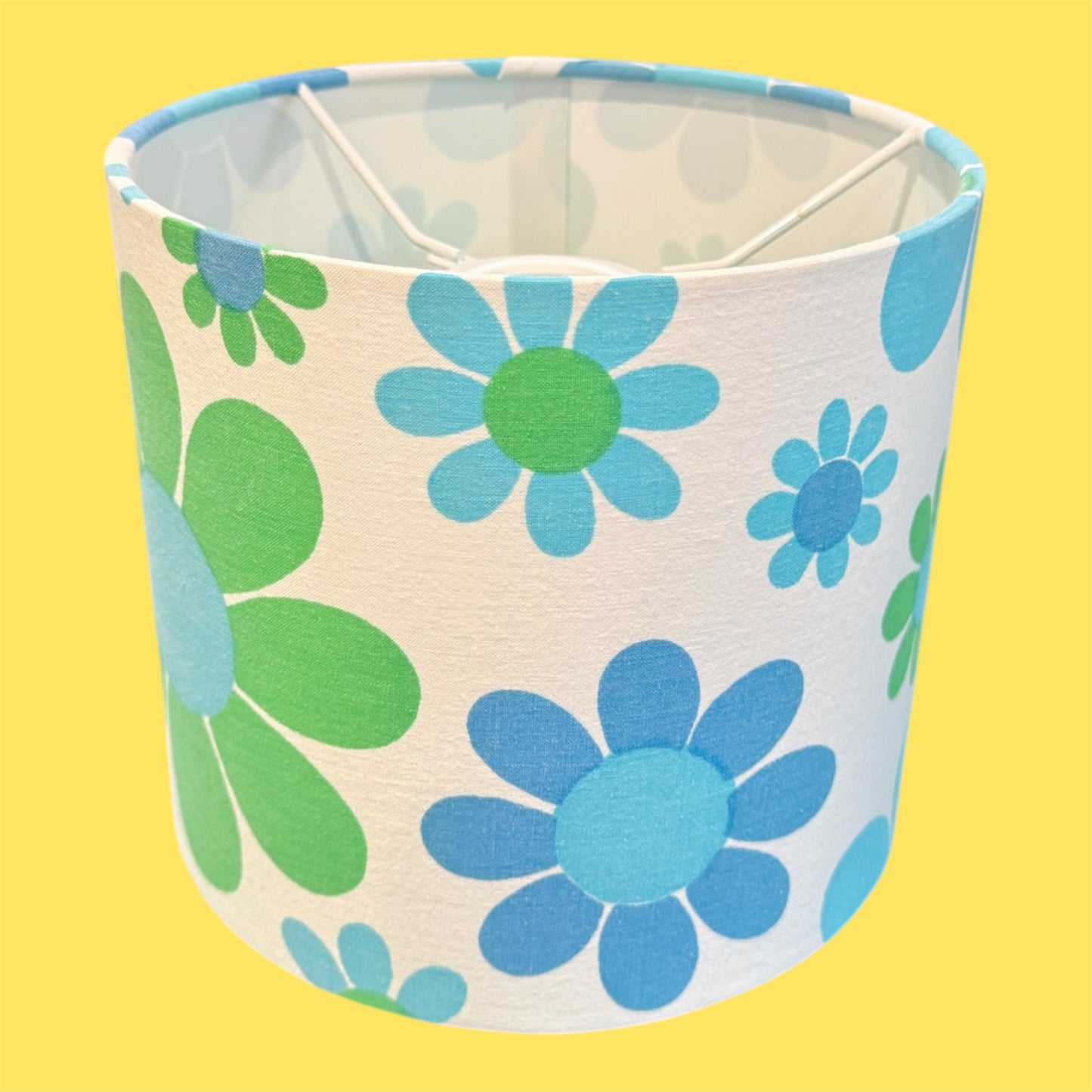 Retro Flower Vintage Fabric Lampshade 20cm
