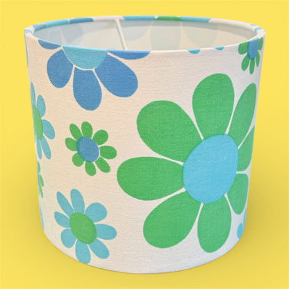 Retro Flower Vintage Fabric Lampshade 20cm
