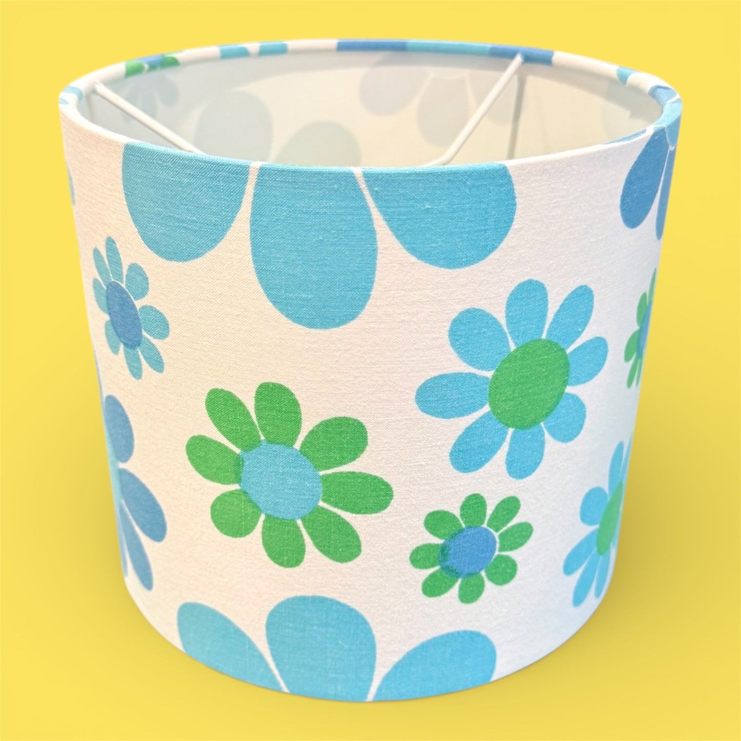 Retro Flower Vintage Fabric Lampshade 20cm
