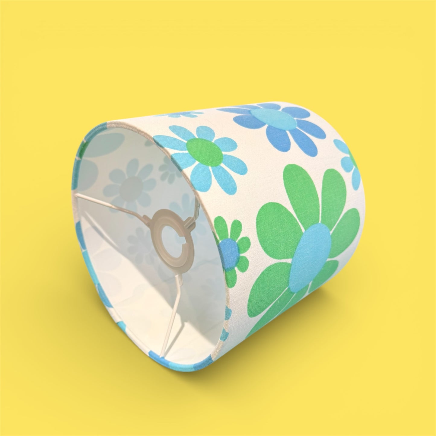 Retro Flower Vintage Fabric Lampshade 20cm