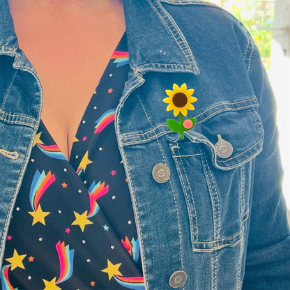 Fru Fru Tulip Flower Pin Brooch