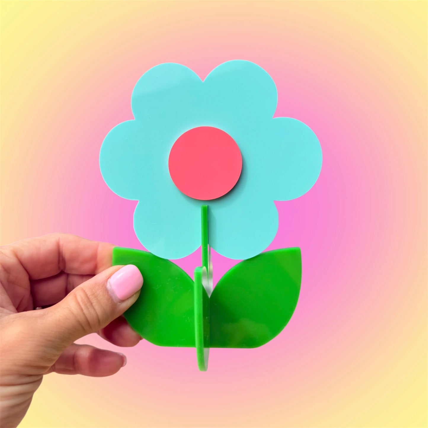 Retro Acrylic Flower Decor