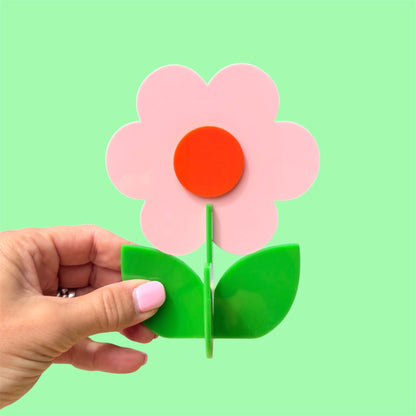 Retro Acrylic Flower Decor