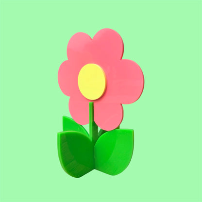 Retro Acrylic Flower Decor