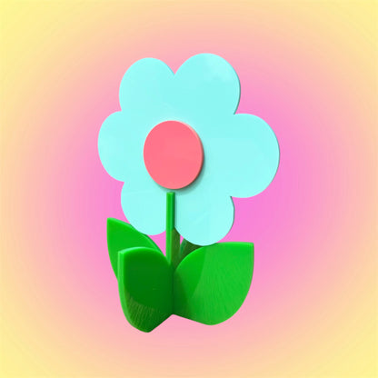Retro Acrylic Flower Decor