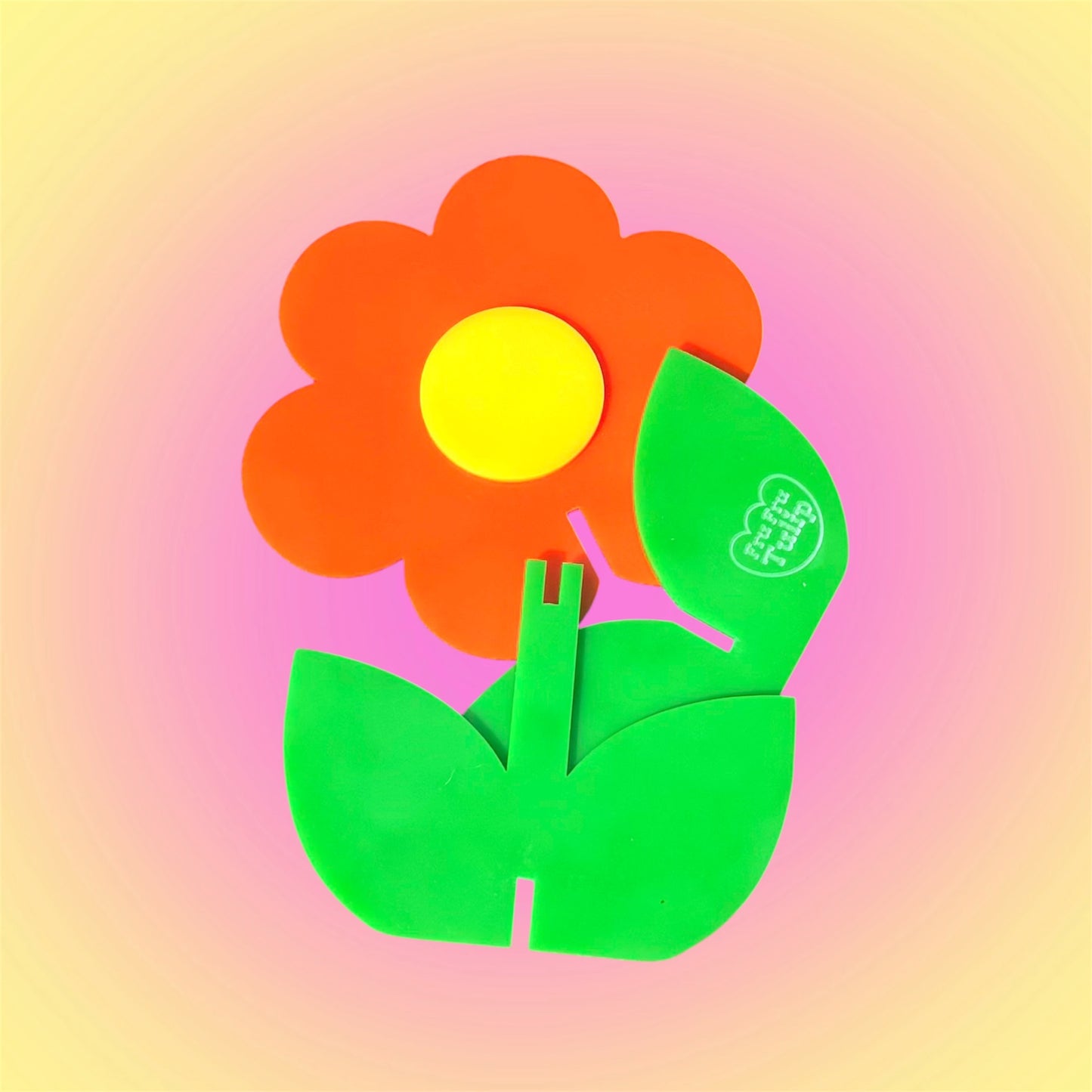 Retro Acrylic Flower Decor