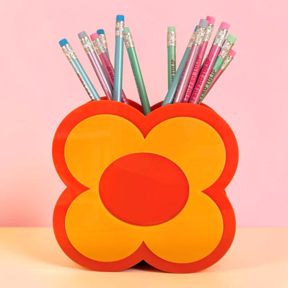 Large Retro Pen/Storage Pot