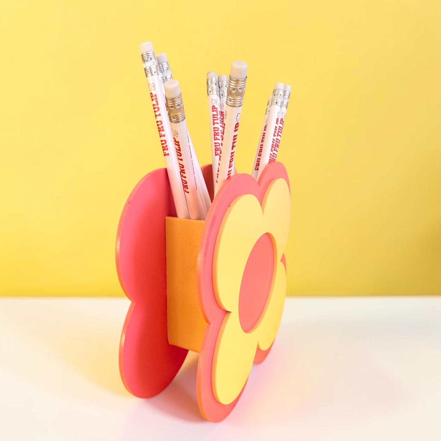 Large Retro Pen/Storage Pot