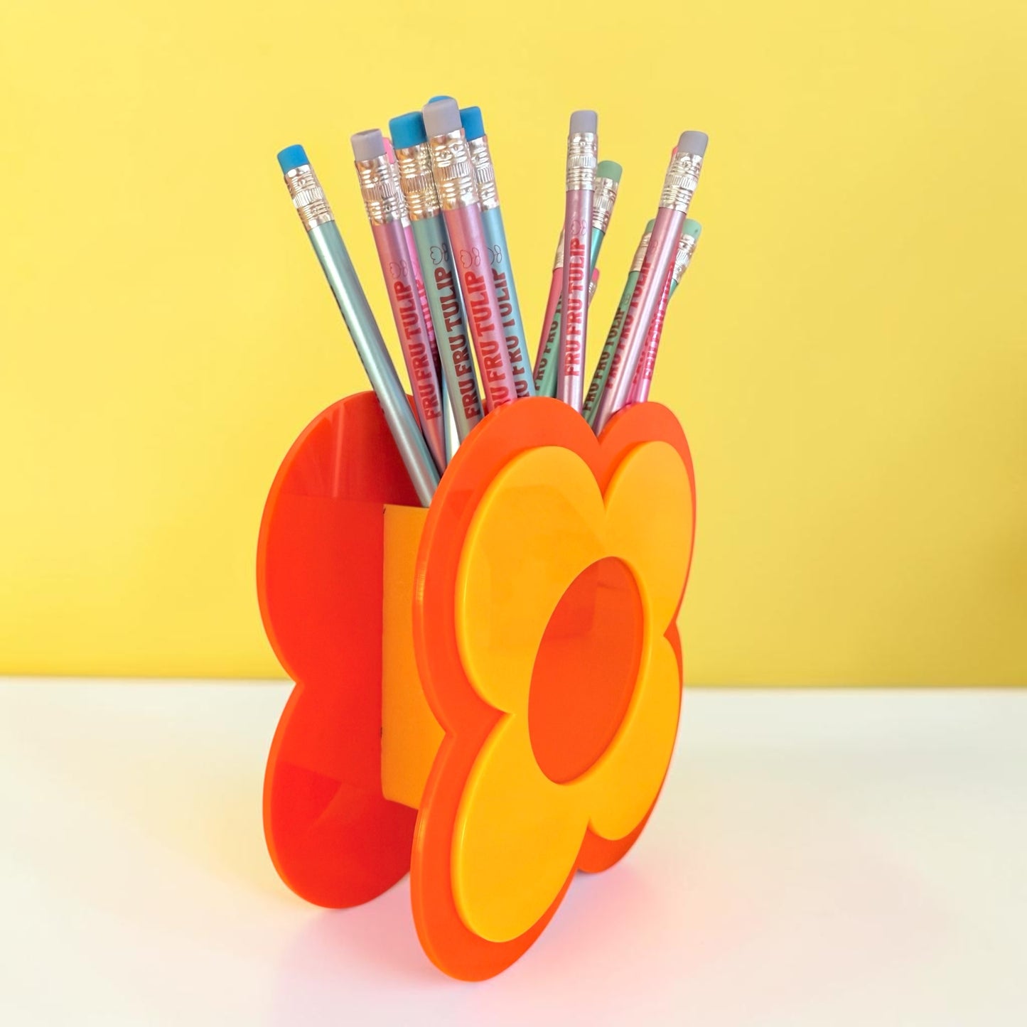 Large Retro Pen/Storage Pot