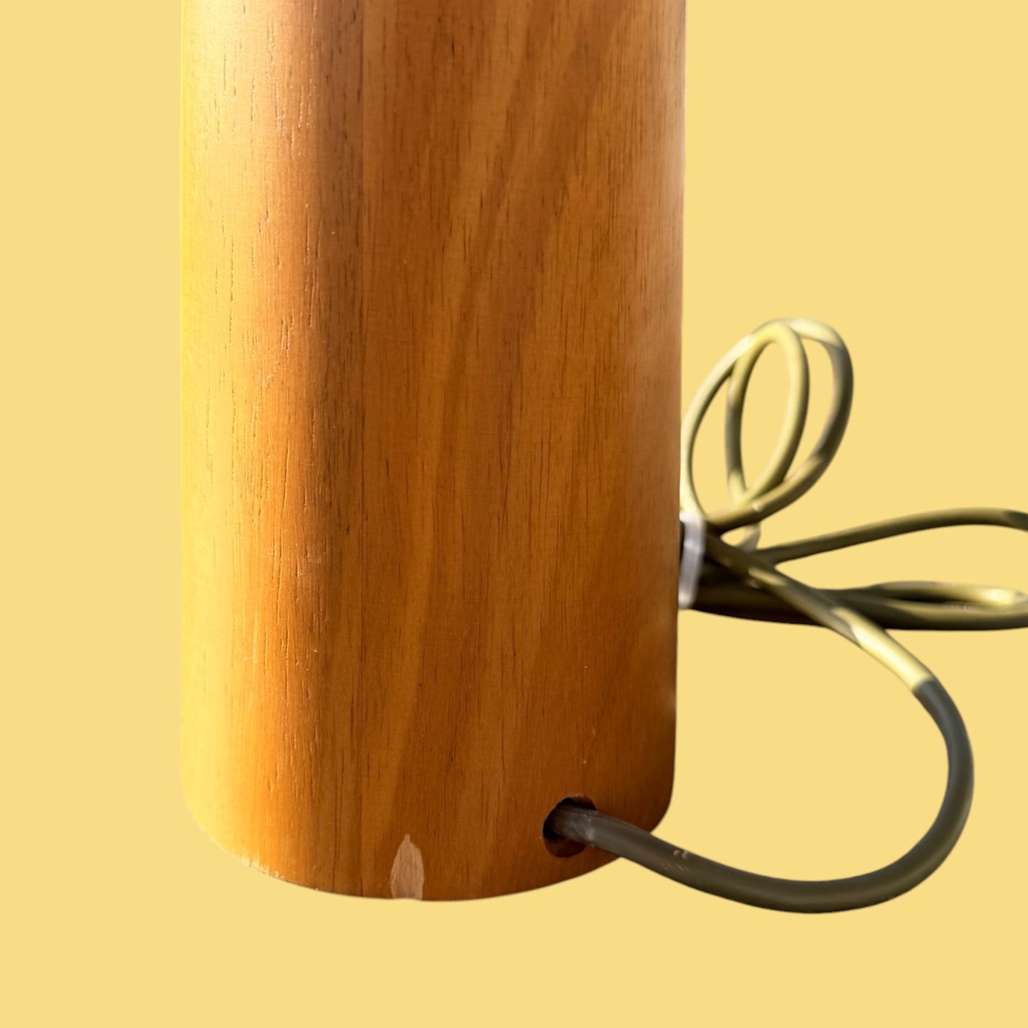 Retro Tall Wooden Lamp