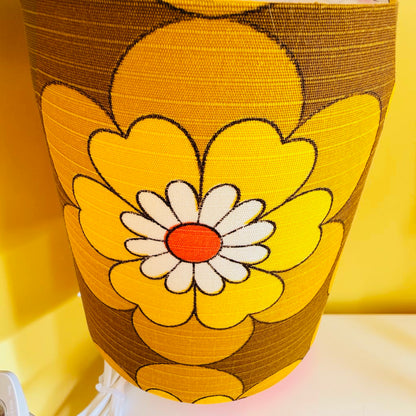 Small Handmade Orange Table Lamp