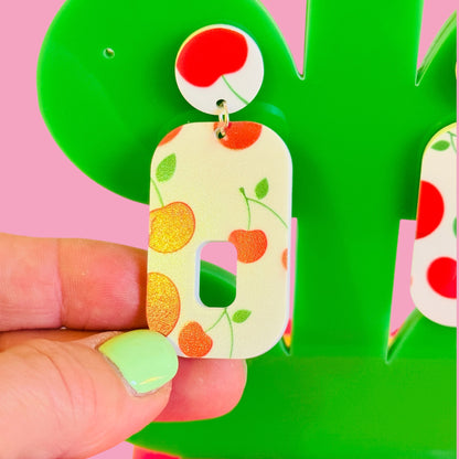 Statement Dangly Retro Style Earrings