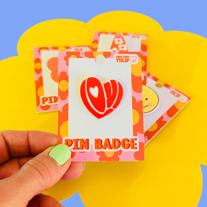 Pin Badge Accessory for Coats, Bags, Hats, Gift Labels
