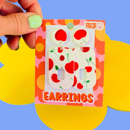 Statement Dangly Retro Style Earrings