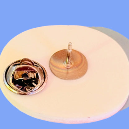 Pin Badge Accessory for Coats, Bags, Hats, Gift Labels